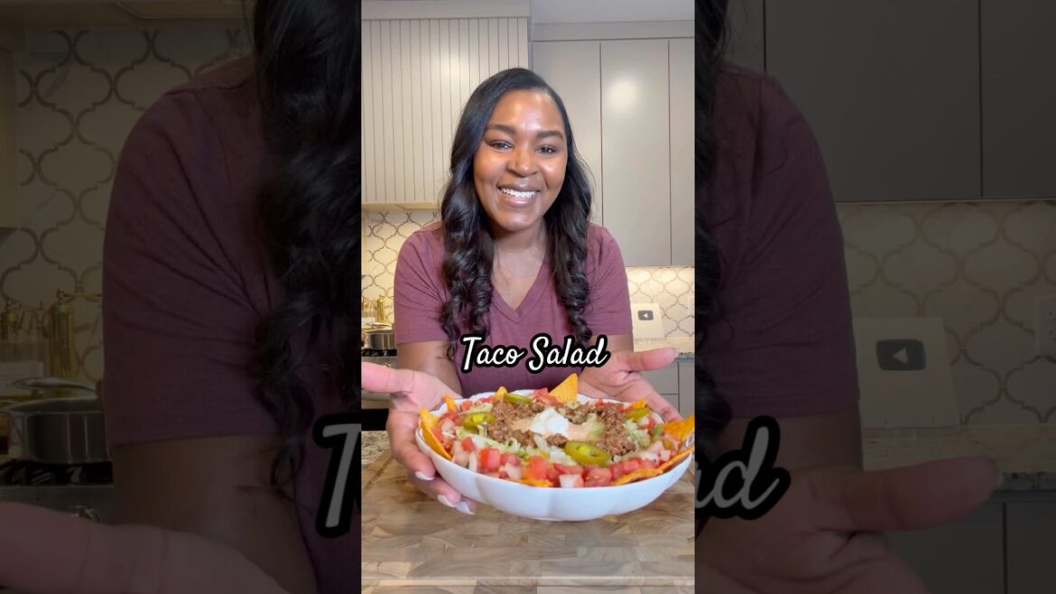 Delicious Taco Salad #tacosalad #easyrecipe ￼