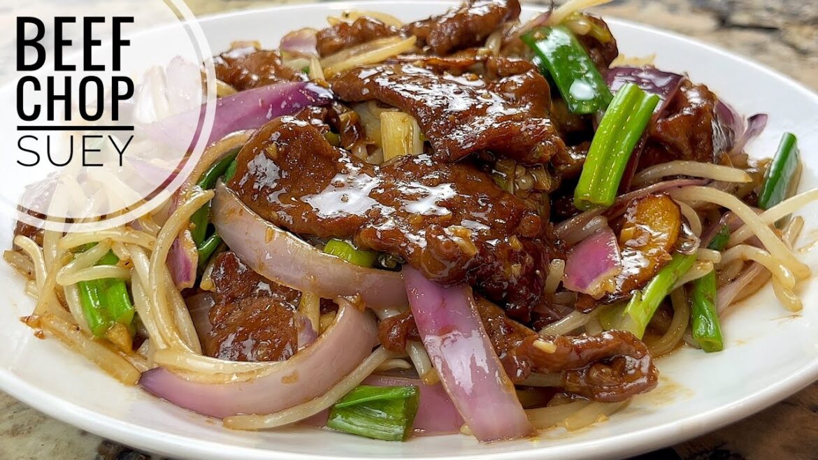 Beef Chop Suey | Tender And Juicy Beef And Mix Vegetable Stir Fry Recipe