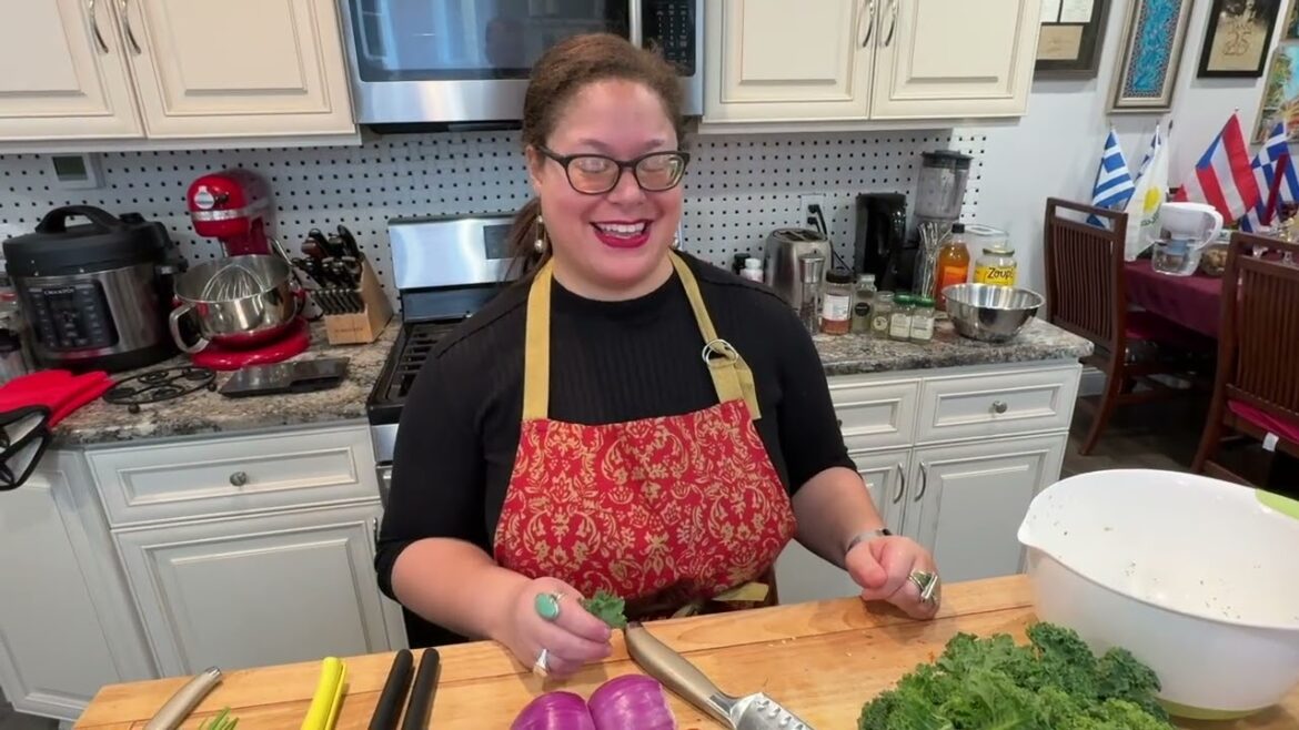 Italian Roasted Asparagus & Carrots,  Radicchio & Kale Green Salad with Blood Orange dressing!
