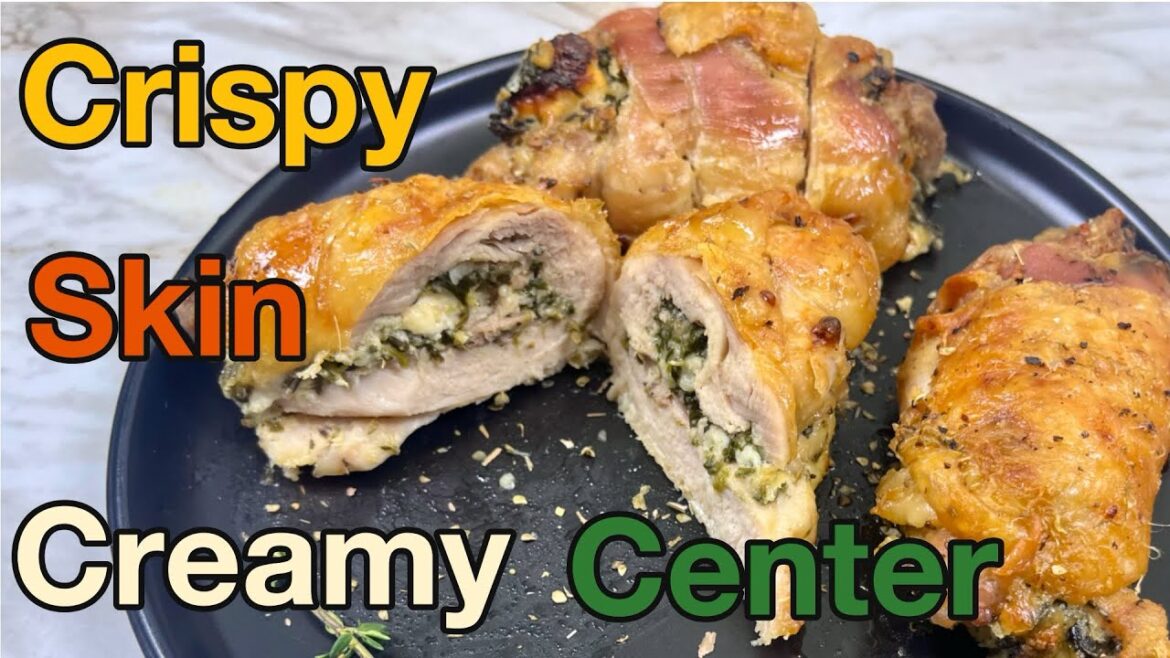 Spinach & Feta Stuffed Chicken Thighs Recipe | Juicy Oven-Baked