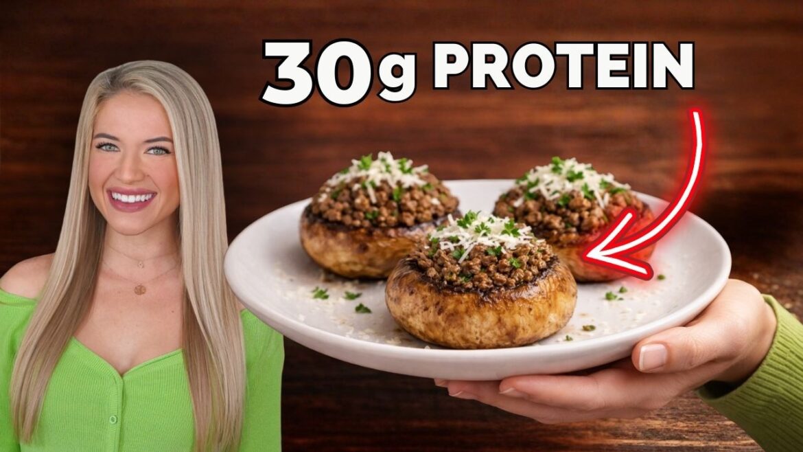 Protein-Packed Stuffed Mushrooms (Two Ways!)
