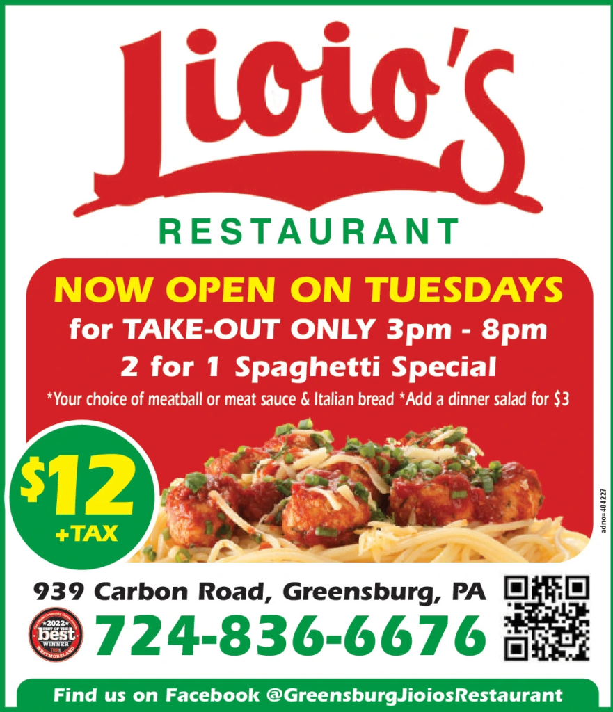 SATURDAY, MARCH 7, 2026 Ad - Jioio’s Family Restaurant