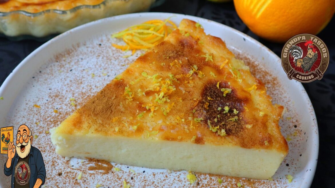 Γαλατόπιτα Χωρίς Φύλλο | Παππούς Τάσος | Αφράτη, Αρωματική & Πανεύκολη