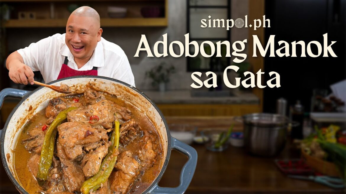 Adobong Manok sa Gata Recipe – Creamy Chicken Adobo with Coconut Milk Adobong Manok sa Gata Recipe – Creamy Chicken Adobo with Coconut Milk