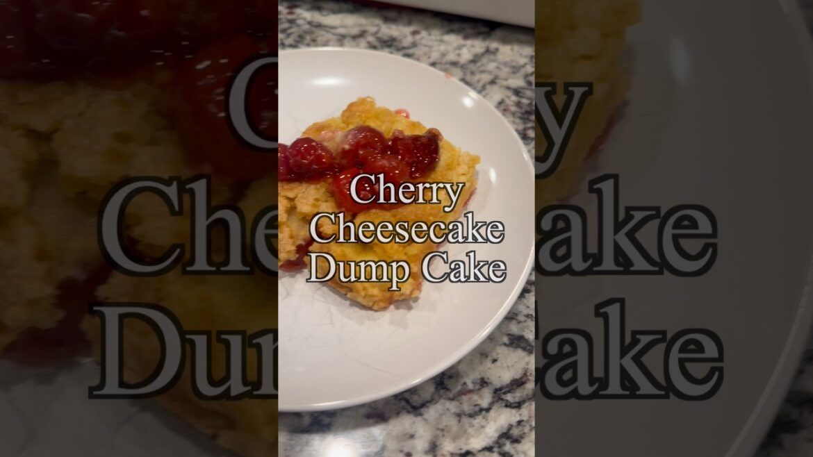 Cherry Cheesecake Dump Cake