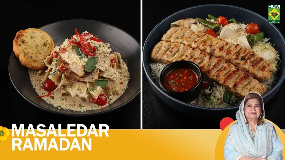 Best of Masaledar Ramzan | Turkish Chicken Kabab & Thai Basil Chicken Pasta | Shireen Anwar