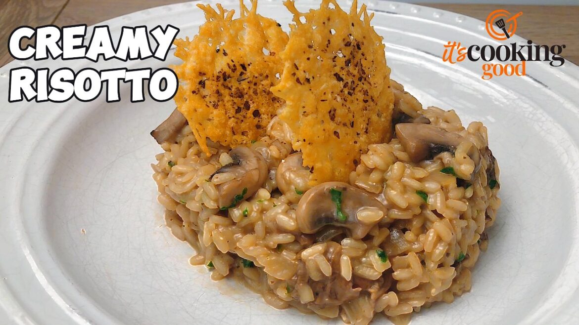 This Mushroom Risotto Is So Creamy and Delicious!