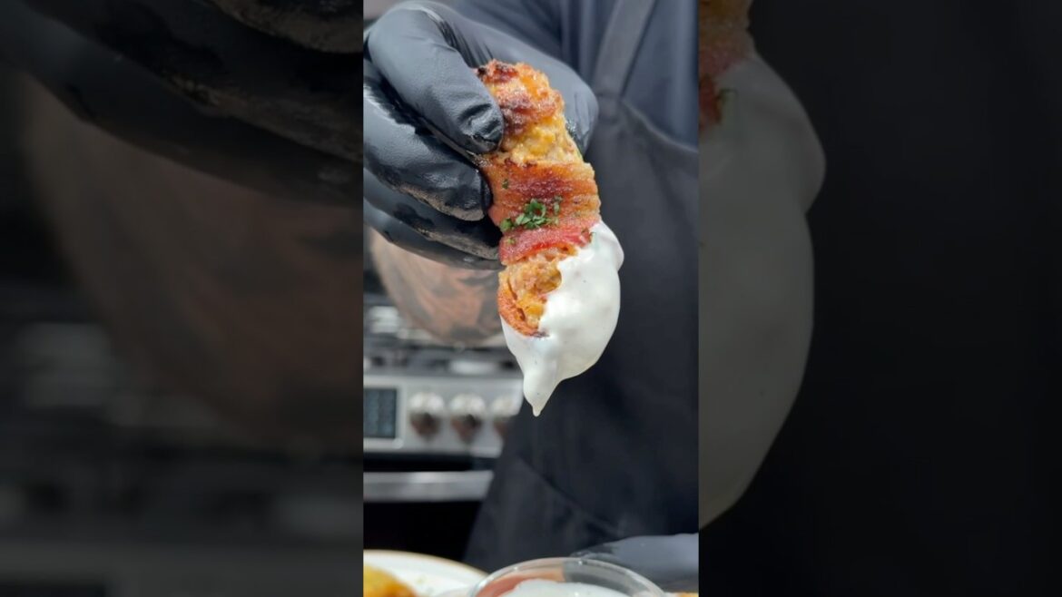 Bacon Wrapped Jalapeño Poppers #makeithappen #cooking