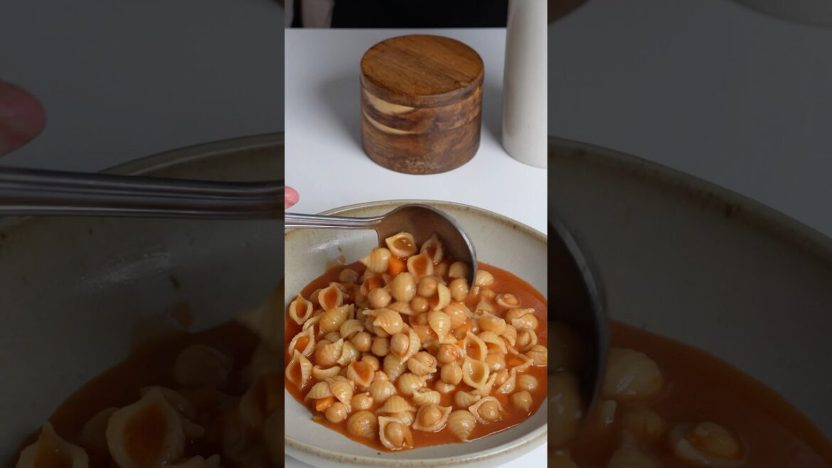 ONE POT PASTA E CECI! #italianfood #easyrecipe