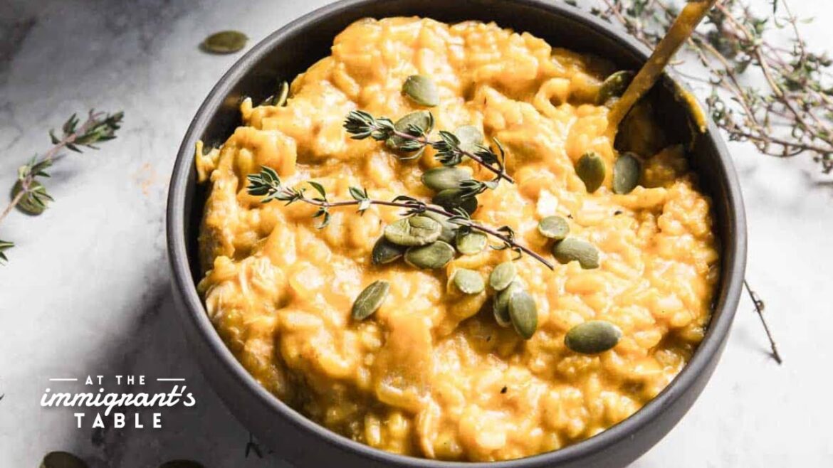One-Pot Chicken Pumpkin Risotto: Italian-Inspired Winter Dinner One-Pot Chicken Pumpkin Risotto: Italian-Inspired Winter Dinner
