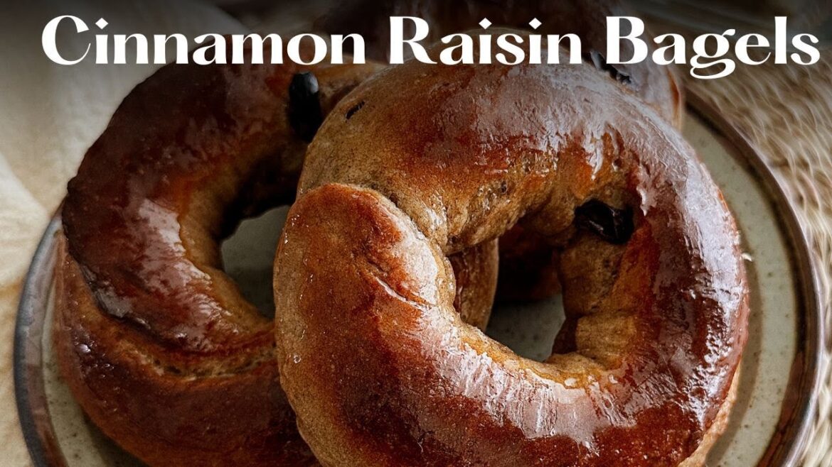 Cinnamon Raisin Bagels (Vegan and Delicious) Cinnamon Raisin Bagels (Vegan and Delicious)