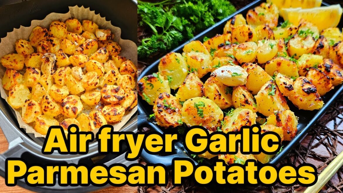 Air Fryer Garlic Parmesan Potatoes – Crispy, Easy & Flavor-Packed Side Dish