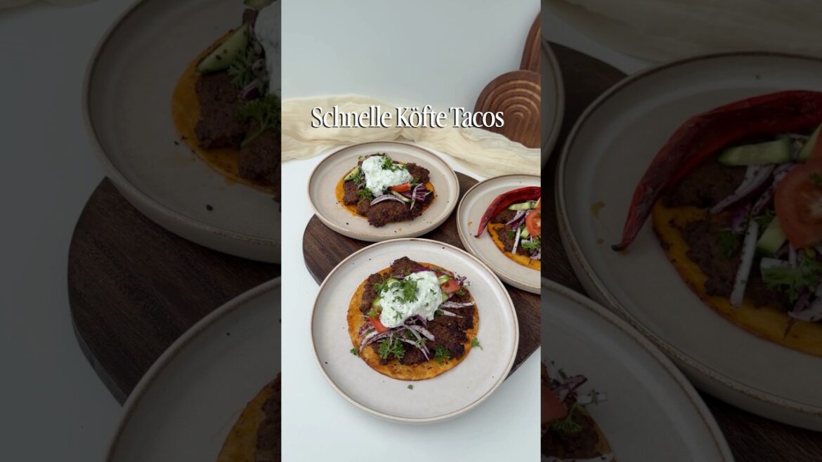 schnelle Köfte Tacos – Ramadan Rezepte #ramadan #köfte #tacos #tiktokfood #iftar schnelle Köfte Tacos - Ramadan Rezepte #ramadan #köfte #tacos #tiktokfood #iftar