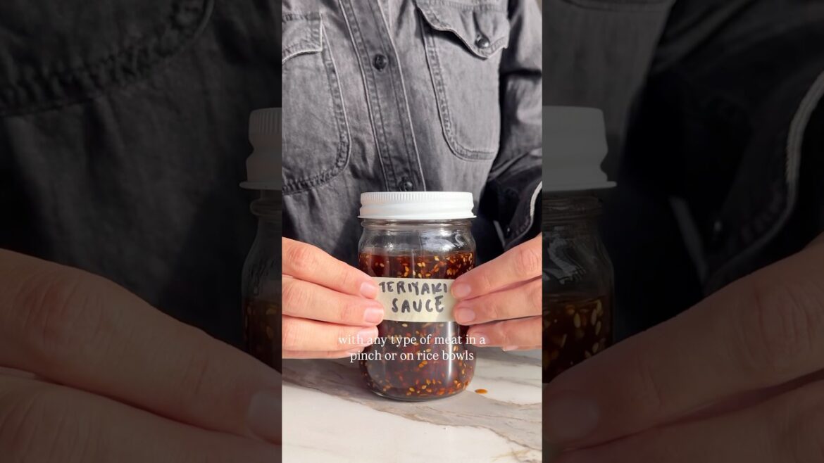 5-minute homemade teriyaki sauce!