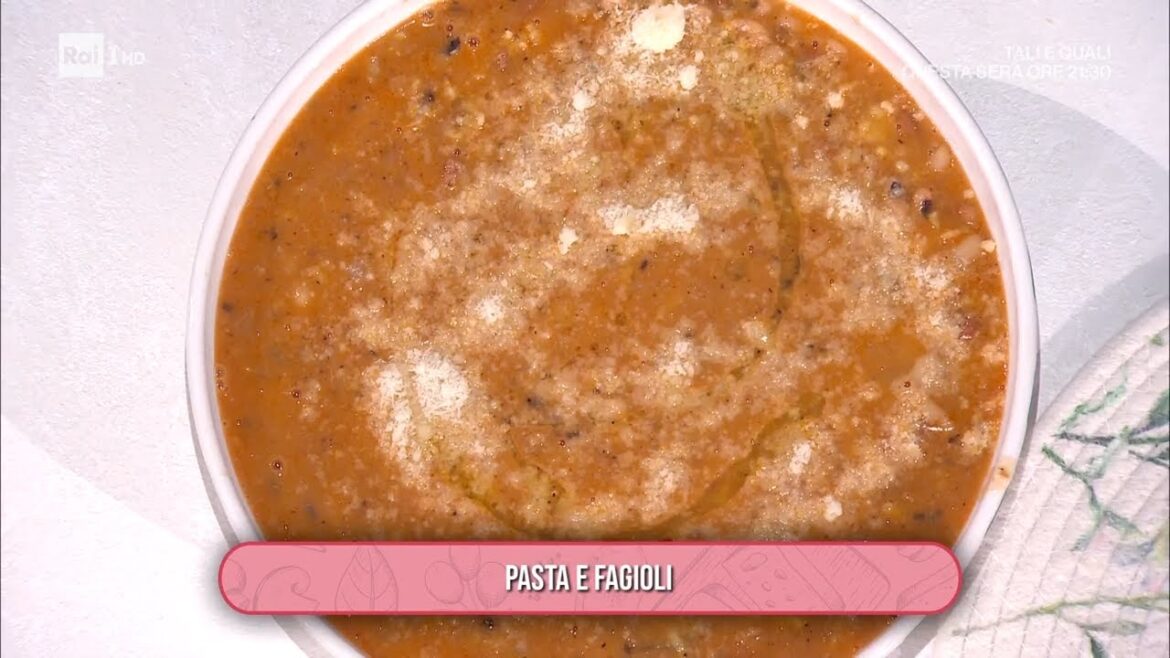Pasta e fagioli – È sempre mezzogiorno 16/01/2026 Pasta e fagioli - È sempre mezzogiorno 16/01/2026