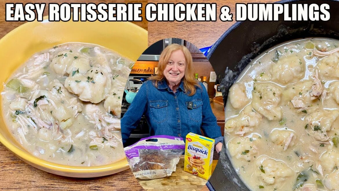 Rotisserie Chicken & Easy Dumplings Weekday Meal