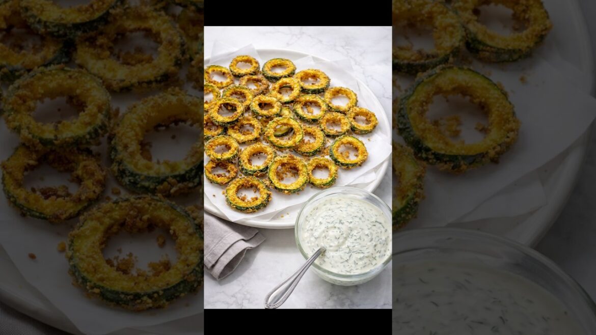 Crispy Zucchini Rings Recipe
