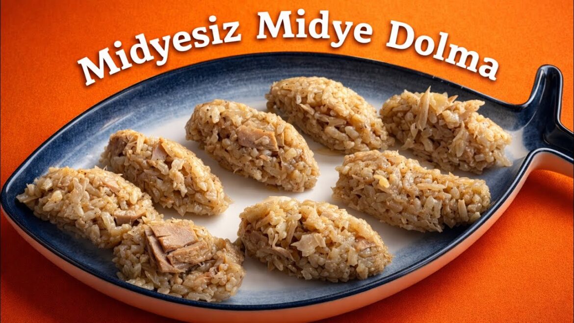 Evde Midyesiz Midye Dolma Nasıl Yapılır? | Ton Balıklı Midye Tadında Pilav | Viral Tarif Evde Midyesiz Midye Dolma Nasıl Yapılır? | Ton Balıklı Midye Tadında Pilav | Viral Tarif