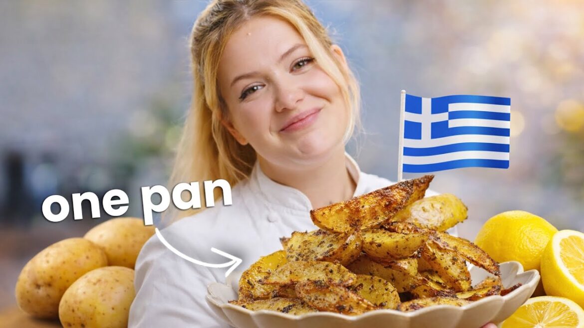 The BEST One Pan Potato Recipe - Greek Lemon Potatoes