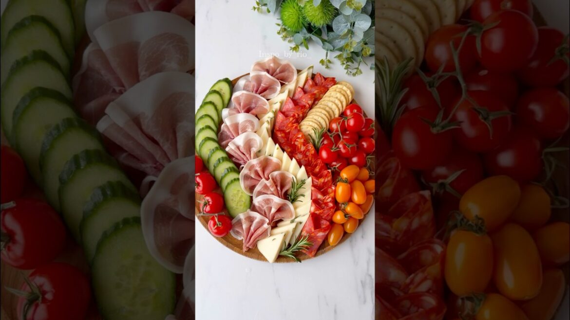 Antipasti Charcuterie Platter Tutorial | Easy & Elegant Appetizer idea✨#shorts Antipasti Charcuterie Platter Tutorial | Easy & Elegant Appetizer idea✨#shorts