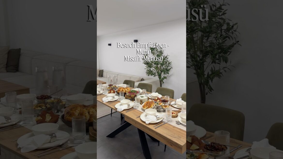 Besuch Empfangen: besonderer Anlass - komplettes Menü