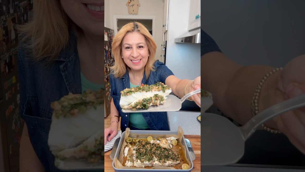 BAKED-LEMONY HALIBUT! #recipe #fishrecipe #easyrecipe #ruhamasfood