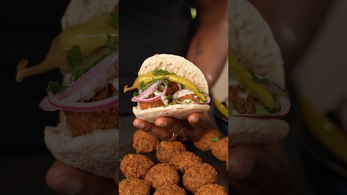 Pita & Falafel - zelf maken natuurlijk! #recept #superdushichef #falafel