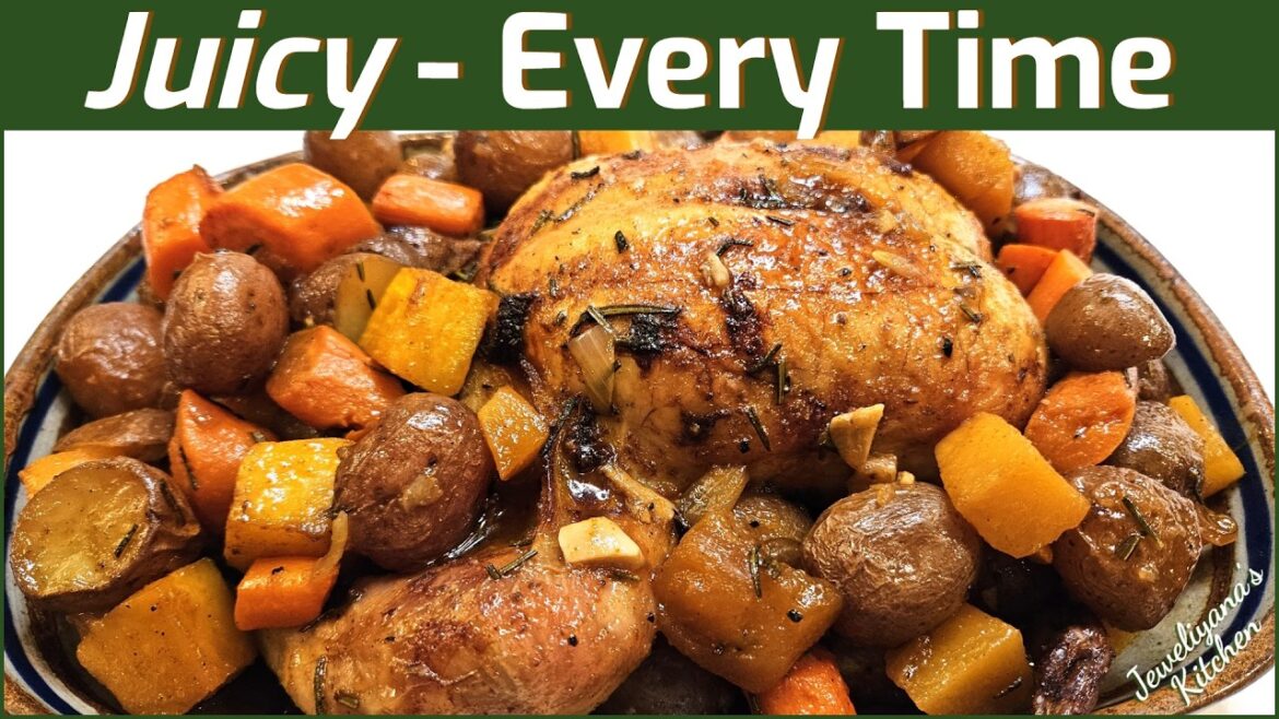 Rosemary Lemon Garlic Roast Chicken | Cozy One-Pan Dinner