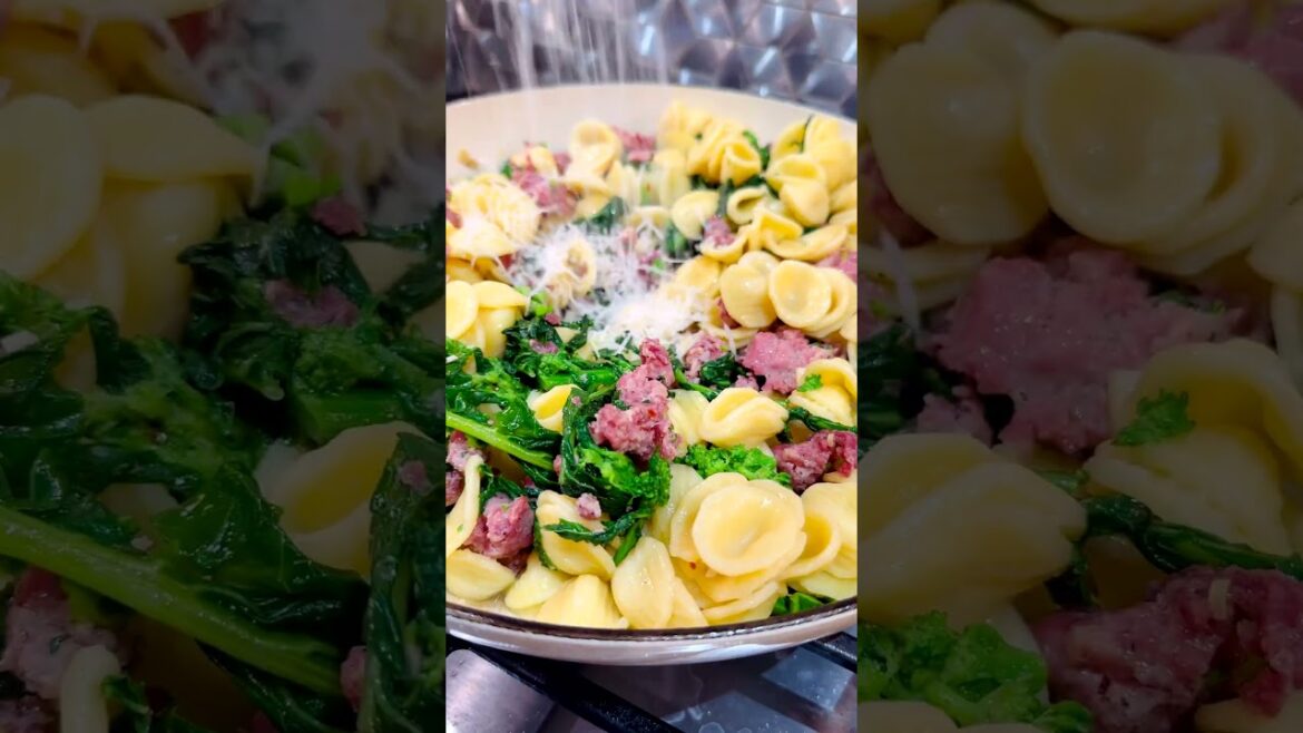 Orecchiette with Sausage & Rapini