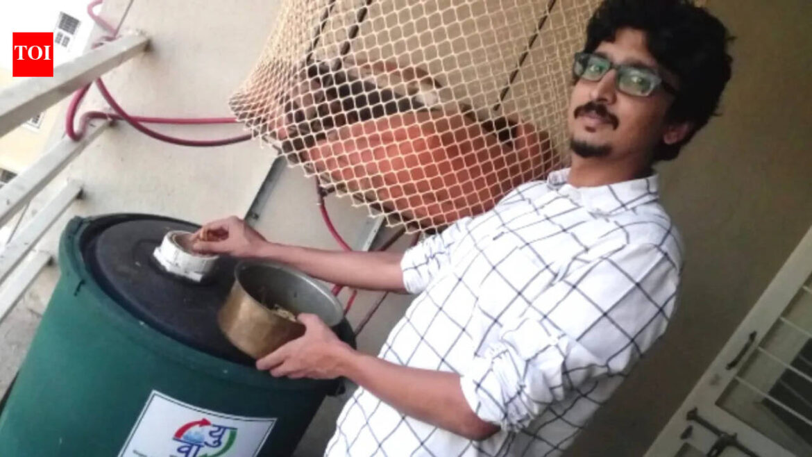 Upset with LPG shortage? This engineer from Pune is making his own cooking gas at home with kitchen waste