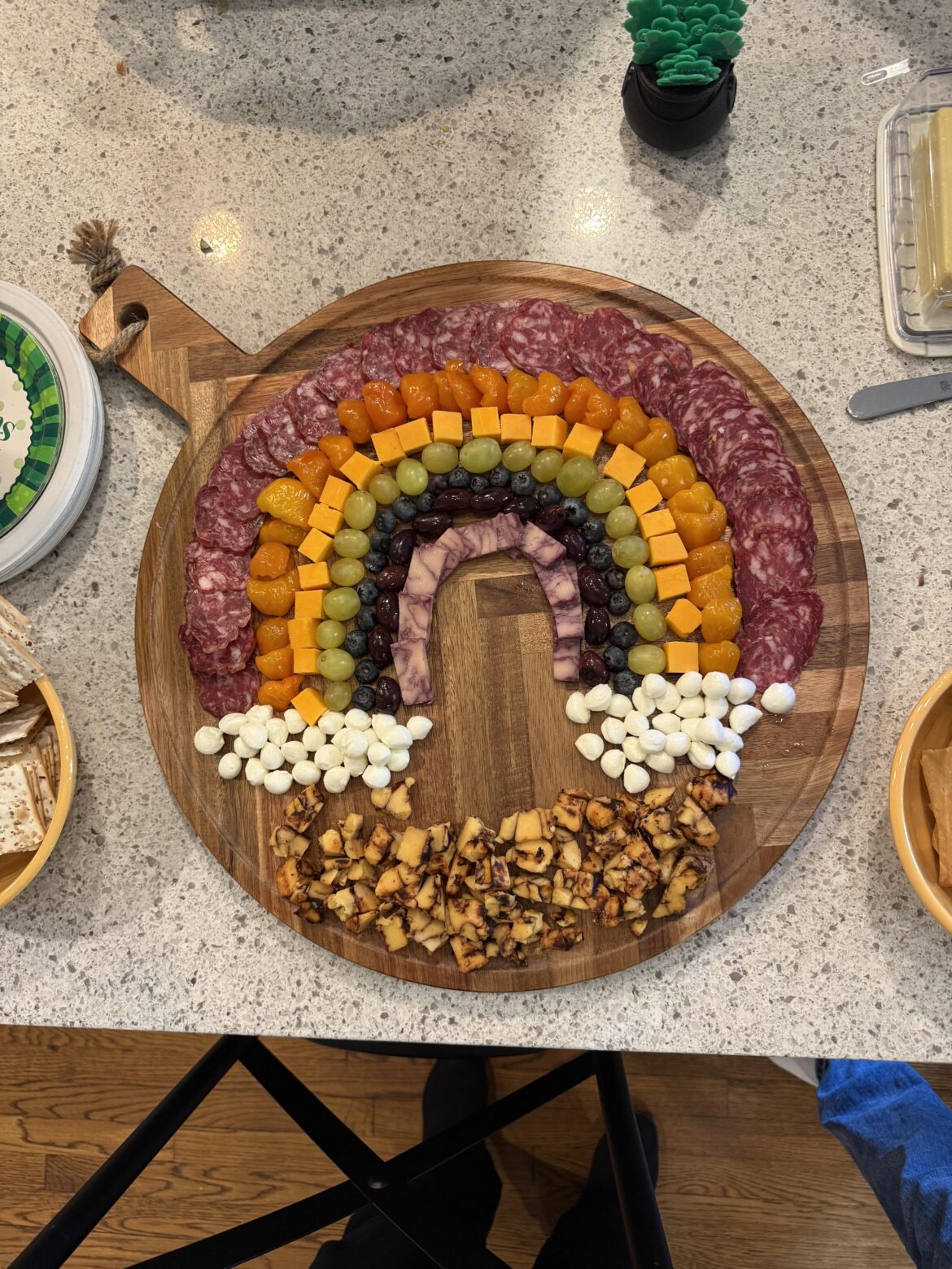 Another charcuterie board for St. Patrick’s Day by me