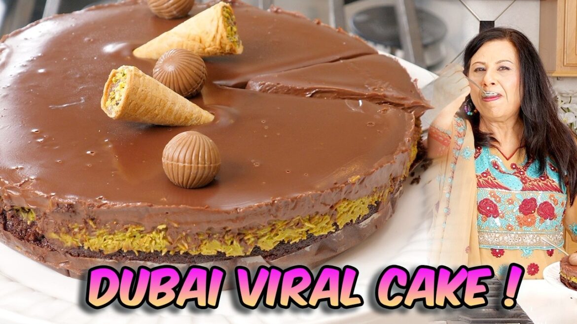 Eid Special Dubai Viral Chocolate Cake Recipe in Urdu Hindi - RKK