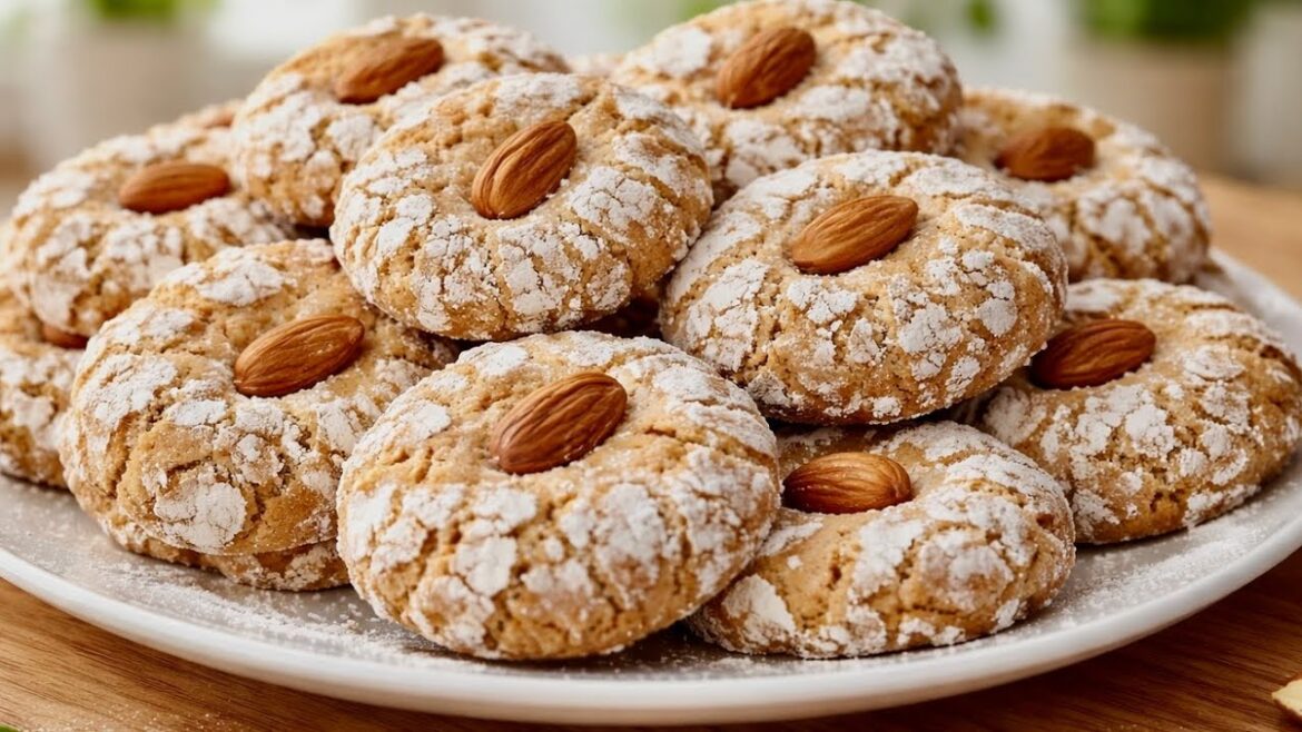 Moroccan Almond Cookies ❤️ They will disappear in 1 minute!