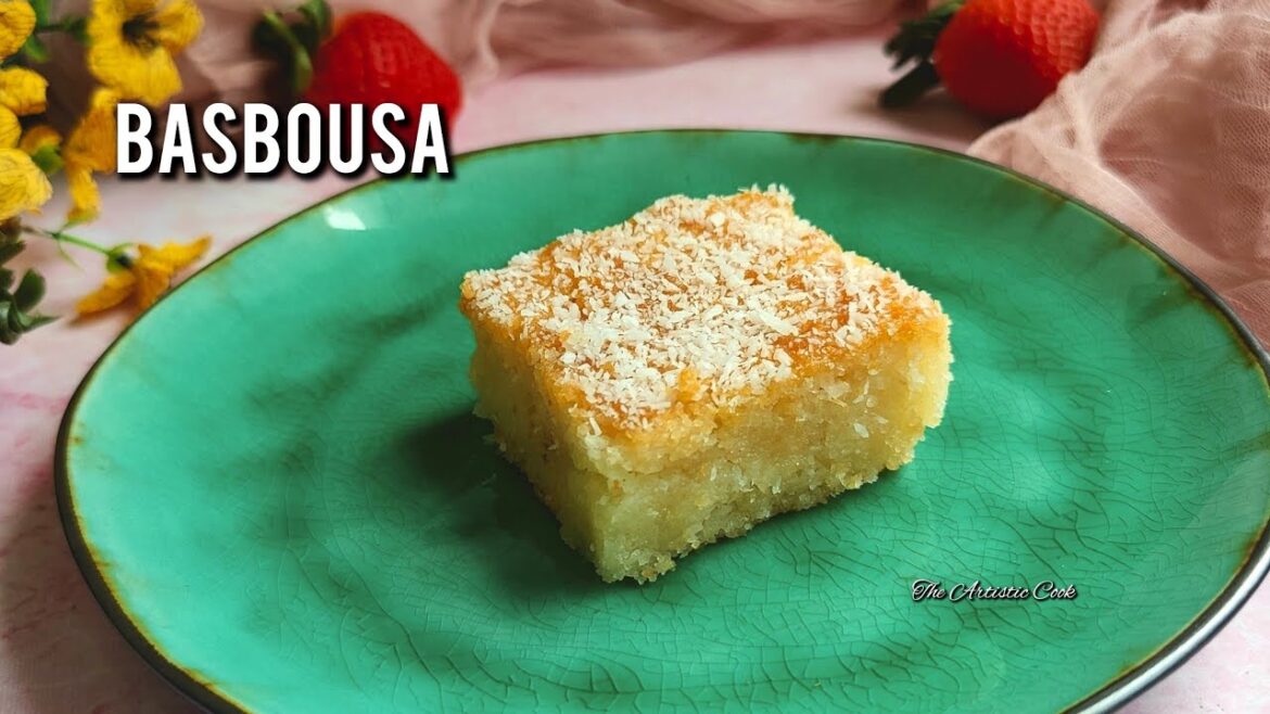 Basbousa Cake | Semolina Cake | Eid Special Dessert | Rava Cake Recipe