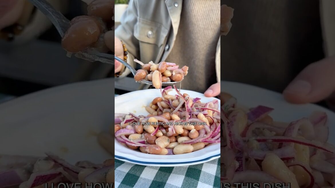 Roman-Style Bean Salad - Insalata di Fagioli alla Romana