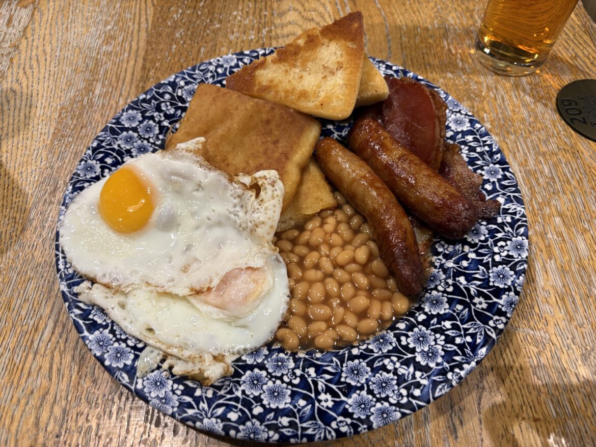 Ultimate Ulster Fry at Belfast Intl Airport. £16.79