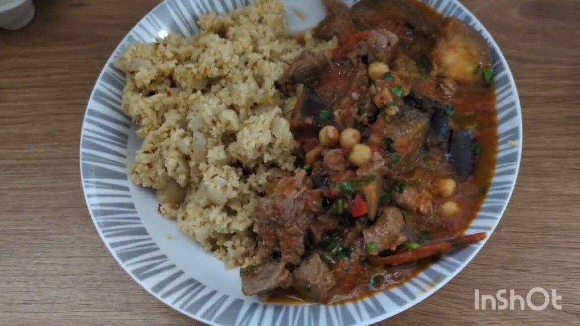 Moroccan Lamb with Couscous.