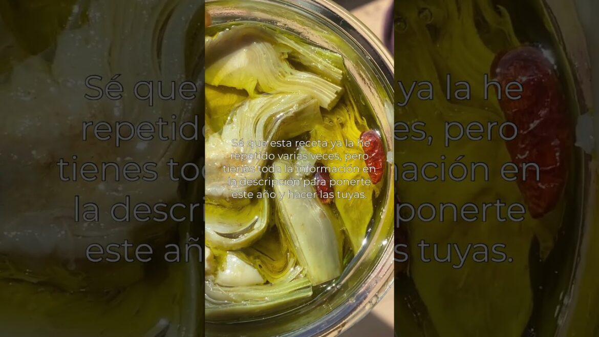 Receta de alcachofas encurtidas
