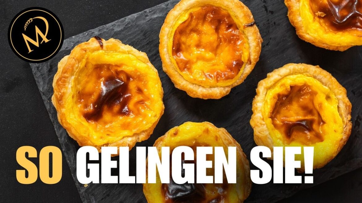 Pastel de Nata selber machen  - Pasteis de Nata Puddingtörtchen | Blätterteige - NEUER ONLINE-KURS