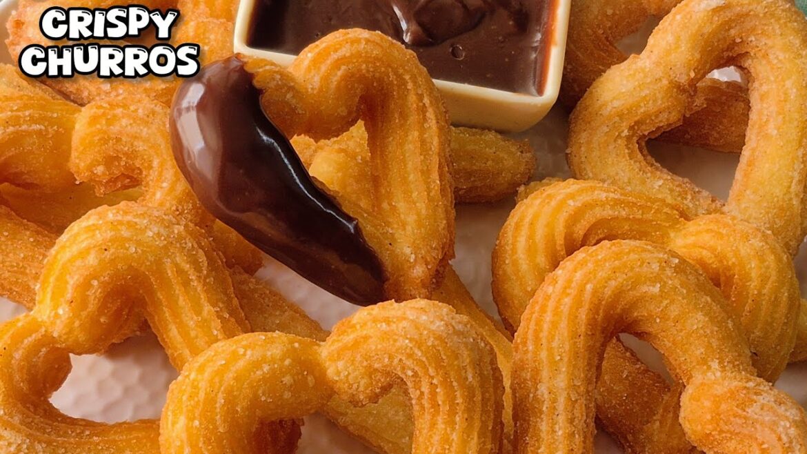 Crispy Homemade Churros | Easy Spanish Churros Recipe with Chocolate Sauce Crispy Homemade Churros | Easy Spanish Churros Recipe with Chocolate Sauce
