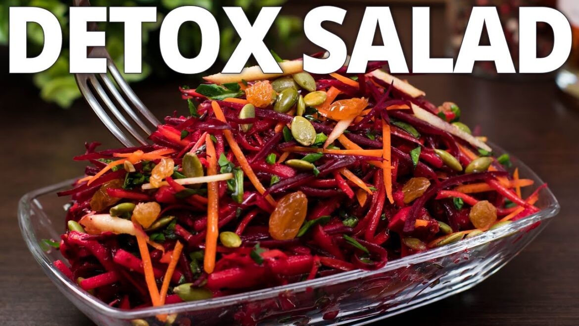 Beetroot, apple, and carrot. I make this salad once a week! A salad that improves digestion