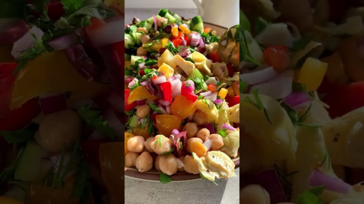 Mediterranean chickpea salad Mediterranean chickpea salad