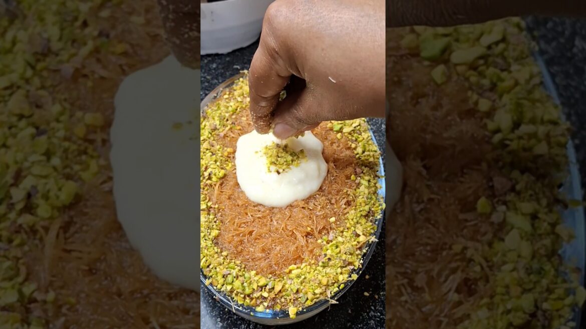 My on creation Firni Kunafa | pure youtube pe na मिलने वाली recipe but easy है #shorts