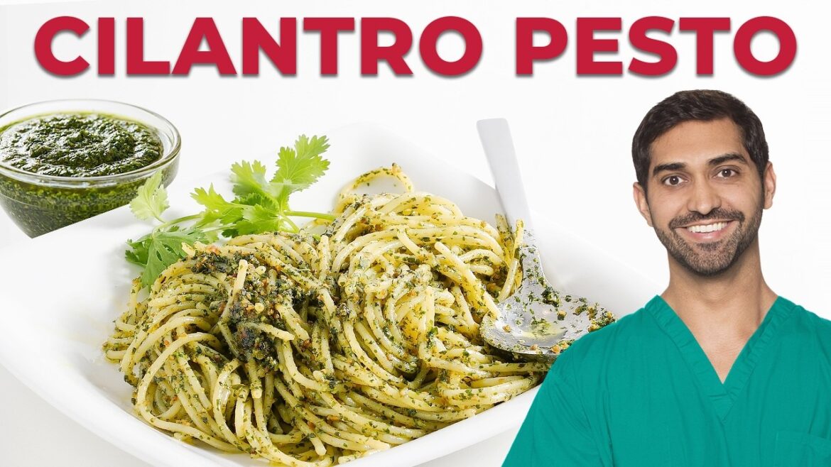 Cilantro Pesto Changes Everything for Pasta (Nut Free, Vegan)