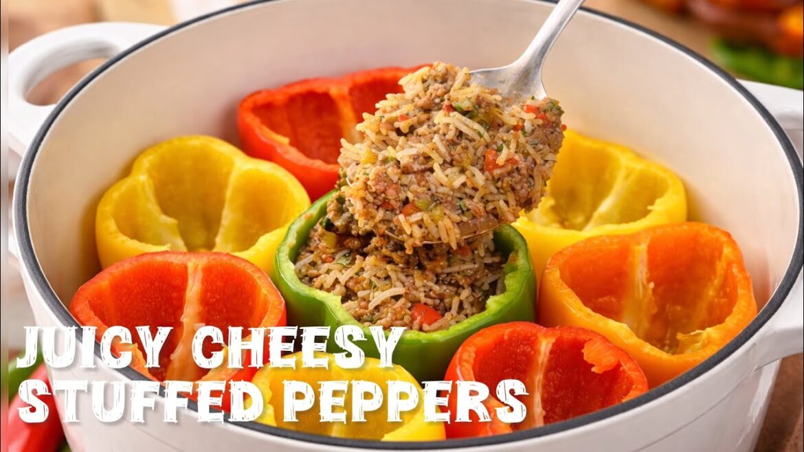 AUTHENTIC STUFFED BELL PEPPER RECIPE| DOLMA FELFEL DOLMAI RECIPE| ￼￼دلمه فلفل دلمه ای