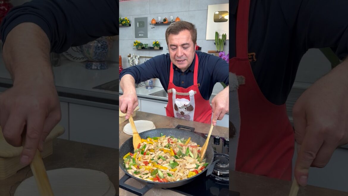 ￼ tavuklu fajita #food #tarif #food #tarif #recipe #fajita ￼