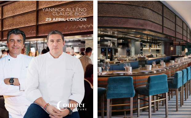 Yannick Alléno and Claude Bosi together Yannick Alléno and Claude Bosi together