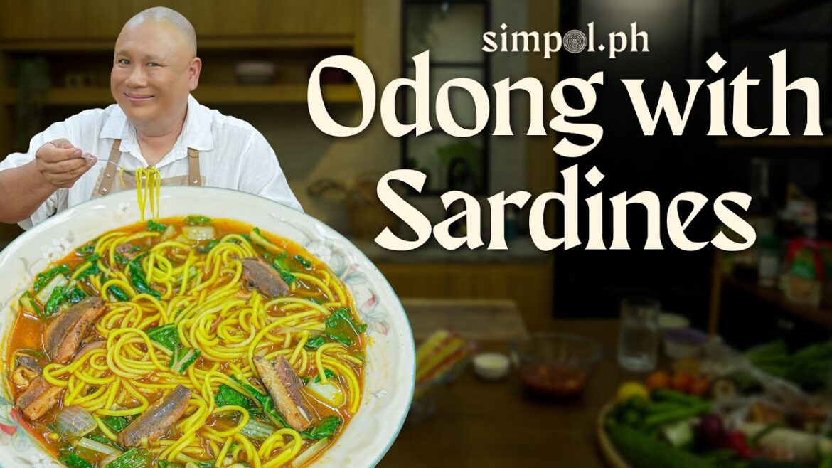 How to Cook Odong with Sardines | Simple Pinoy Budget Meal Noodle Recipe by Chef Tatung