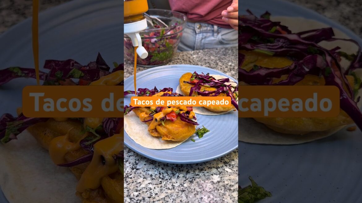 Tacos de pescado capeado #receta #canaldecocina #comida #food #foodie
