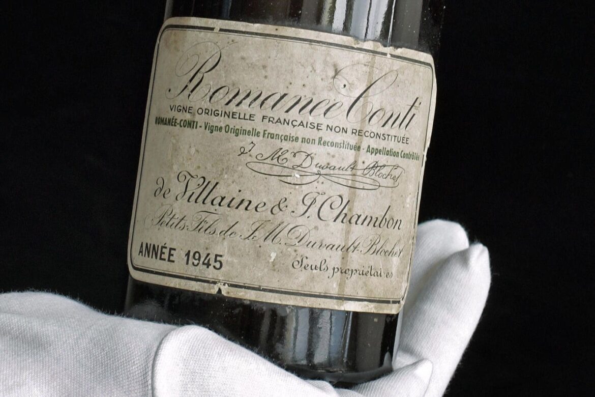 1945 Domaine de la Romanée-Conti Sold For $812,500—Setting Wine Record